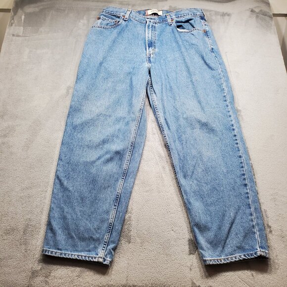 LEVI STRAUSS & CO 560 Jeans Blue Comfort Fit Straight Leg Denim Men Sz 38 x 30 - Picture 2 of 11